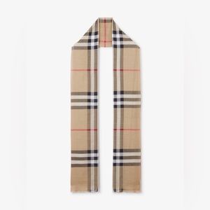 Burberry Check Wool Scarf (Official Burberry)